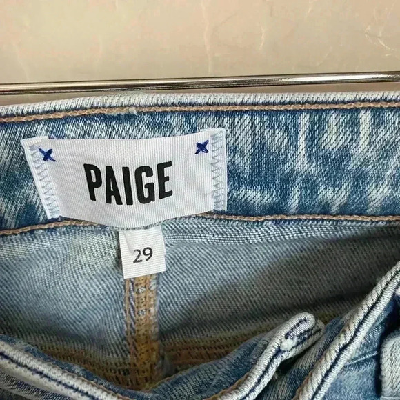 Anthropologie‎ Paige Hoxton Ultra High-Rise Slim Jeans Size 29 - Picture 9 of 16